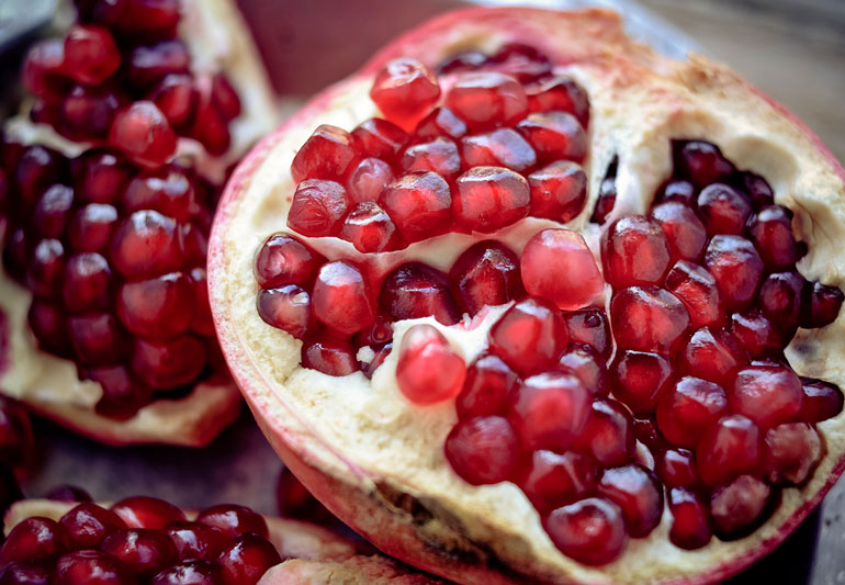 pomegranate- hormone balancing superfoods